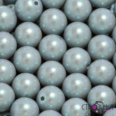Жемчуг Preciosa MAXIMA Pearlescent Grey 5 мм, 10 штук